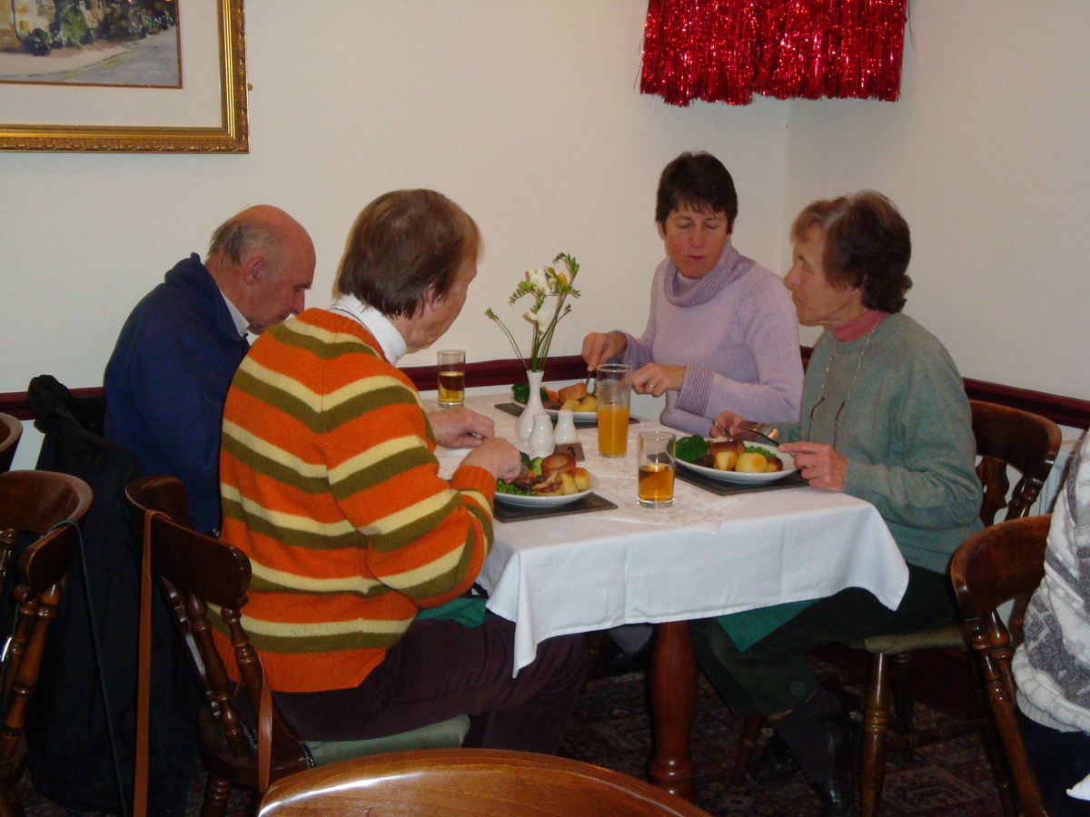 Christmas lunch at The Plough, Hyde Heath, 13 December, 2008